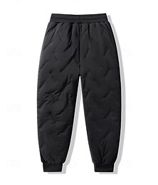 abordables -Pantalons Pantalon Enfants Garçons Couleur Unie Flexible Confort Pantalon Extérieur Quotidien Basique Noir Rose Claire Violet Taille moyenne