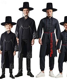 abordables -Inspiré des idoles coréennes Pop Star Costume Hanbok Robe Elégante Traditionnel coréen Idole virtuelle Cosplay de Film for Homme Garçons Enfant Adulte Halloween Carnaval Performance Comic-Con Salon