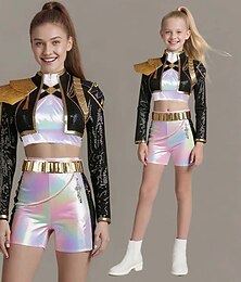 preiswerte -Von koreanischen Idolen inspiriert Idol Popstar Kostüm Festkleidung Virtuelles Idol Film Cosplay for Damen Mädchen Erwachsene Kinder Halloween Karneval Leistung Comic-Konzert Anime Expo