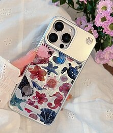 Χαμηλού Κόστους -τηλέφωνο tok Για iPhone 16 15 14 Pro Max Plus 13 Pro Max Πίσω Κάλυμμα Ανθεκτική σε πτώσεις Λουλούδι Floral PC