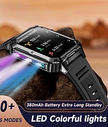 economico -LOKMAT P3 Orologio intelligente 1.91 pollice Orologio da Corsa Fitness Smartwatch Bluetooth Contapassi Promemoria chiamata Localizzatore di attività Compatibile con Android iOS Da donna Da uomo