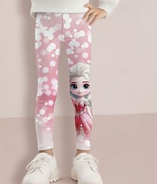 voordelige -Voor meisjes 3D Tekenfilm Broek Legging Lente Herfst leuke Style Basic Kinderen 4-12 jaar Buiten Casual Dagelijks Normale pasvorm