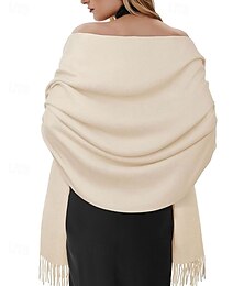 abordables -Châles et écharpes en pashmina pour femmes, pour robes de soirée, fête de mariage, demoiselle d'honneur, hiver, écharpe longue et chaude