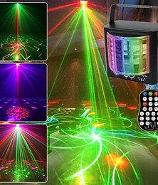 economico -luci per feste, luci da discoteca per dj, illuminazione da palco a led, mini luce a farfalla con attivazione sonora e telecomando, illuminazione per dj per feste, compleanni, matrimoni, club, ktv,