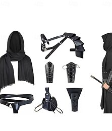 levne -Punk a gotika Středověké Renesanční Pásek Náramek Rytíř Viking Lukostřelba Maškarní kostým Pánské Dámské Unisex Viking Fantazie Plesová maškaráda Výkon Podium LARP Dospělé šála či šátek Pásek Kabelka