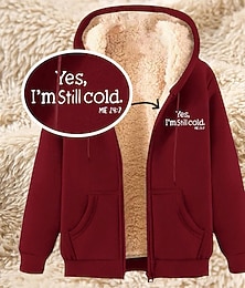 economico -Per uomo Felpa con cappuccio a zip intera Felpa con cappuccio e zip Giacca in Pile Felpa con cappuccio in pile Aalbicocca Nero Vino Rosso Blu Con Cappuccio Semplice Lettera Stampe Grafiche Cerniera