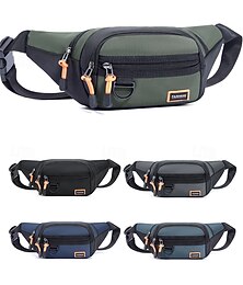 preiswerte -Wasserabweisende Umhängetasche für Herren, vielseitig tragbar, Bauchtasche mit mehreren Taschen, lässige Umhängetasche für Reisen, Sport und Outdoor