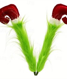ieftine -Ornament suspendat de Crăciun în formă de picioare de monstru verde – decorațiune distractivă de sărbători pentru bradul de Crăciun, casa, petrecerea, camera copiilor și decorul festiv de sărbători