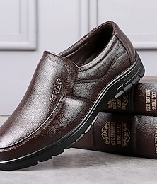 preiswerte -braune Freizeit-Loafer für Herren mit weißer Sohle, leichter, bequemer Stil zum Autofahren, für Wochenendausflüge und als Straßenmode