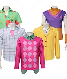 abordables -Inspirado en ídolos coreanos Estrella del pop Disfraz Vestido llamativo Ídolo virtual Cosplay de película for Hombre Adultos Víspera de Todos los Santos Carnaval Rendimiento Comic Con Exposición de