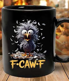 halpa -f-caw-f hauska kanamuki humoristinen kukko kahvikuppi gay joululahja ystäville &perheen keraaminen teekuppi toimisto keittiö syntymäpäivä joulu tai hauska lahjaidea