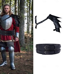levne -Retro Středověké Renesanční Zbraně a výzbroj Pásek Chrániče na ramena Válečník Viking Maškarní kostým Pánské Viking předvečer Všech svatých Karneval Výkon LARP Ren Faire Dospělí