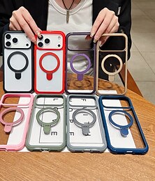 halpa -puhelin Etui Käyttötarkoitus iPhone 17 Pro Max 17 Air 16 15 14 Pro Max Plus 13 Pro Max Takakuori Tuella Iskunkestävä Retro TPU Akryyli
