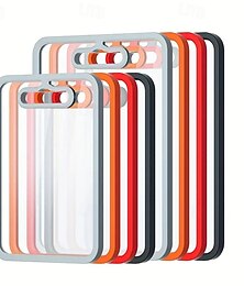 economico -tagliere in vetro temperato bifacciale, utensile da cucina portatile per tritare, affettare e affettare la frutta&amp;verdure, ideali per il campeggio e l'uso all'aperto