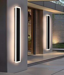 abordables -60/80/100 cm applique murale led acrylique appliques murales long porche applique luminaire adapté au salon ac85-265v