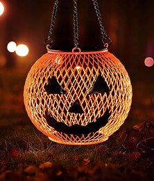 voordelige -Halloween-decoraties voor buiten, zonne-pompoenverlichting voor veranda en tuin &tuin, herfst oranje led hangende lantaarns, verlichte pompoenen, schattige decoratie op zonne-energie voor buiten