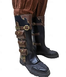 levne -Retro Středověké Renesanční Návleky na boty Pirát Viking Křižák Maškarní kostým Pánské Pirát Steampunk předvečer Všech svatých Karneval LARP Dospělé Kryt obuvi