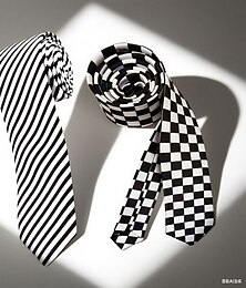 billiga -Herr Slips Klassisk Pläd / Randig / Chevron Formell kväll Datum Fest / afton Festival