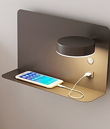 abordables -Applique murale à chargement USB pour téléphone portable, lampe de chevet pour chambre à coucher, lampe LED simple et créative, applique murale LED nordique pour salon