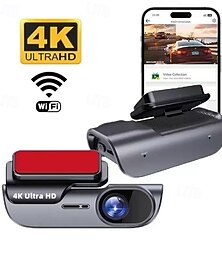 preiswerte -2160P Automatische Aufnahme beim Start Auto dvr 170 Grad Weiter Winkel CMOS 4 Zoll / Kein Bildschirm (Ausgabe über App) Autokamera mit Nachtsicht / Schleifenaufnahme / USB-Disk nein Auto-Recorder