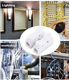 billiga -Tryck snabb kabelkabelkontakt LED-trycktyp snabb kanal 2 tvåvägs elektrisk kabelkopplingsblock flamskyddsmedel skarv 55 st hållbart hushållskabelanslutningskit för hemförbättring