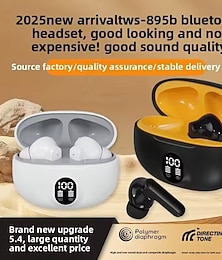 abordables -895 Écouteurs Sans Fil Véritables TWS Intra-auriculaire Bluetooth 5.3 Sports Avec boîte de recharge pour Apple Samsung Huawei Xiaomi MI Entraînement en salle Jogging Trekking Bureau d'affaires