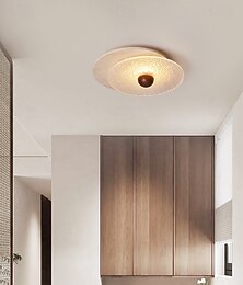 abordables -Lámpara de techo LED de 33 cm, empotrada, estilo artístico, estilo formal, para pasillo, blanco cálido, 110-240 V