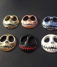 economico -2 pezzi The Nightmare Before Christmas Jack Skellington emblema per auto in lega di zinco zucca in metallo decalcomania per auto distintivo decorativo per tutti i modelli di auto decalcomanie e