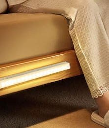 economico -luce sottopensile, sensore magnetico intelligente senza fori, luci a LED ricaricabili, luce notturna magnetica senza fili a induzione intelligente del corpo umano a LED per cucina, scale, frigorifero