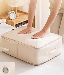 お買い得  -taili防塵・防湿圧縮収納バッグ、超省スペースセルフ圧縮オーガナイザー、掛け布団収納バッグ、寝具/キルト用折りたたみオーガナイザーバッグ