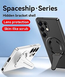 levne -telefon Carcasă Pro Samsung Galaxy S25 S25 Ultra Plus S25 Hrana Zadní kryt Magnetické adsorpční pouzdro se stojánkem Magnetické Podpora bezdrátového nabíjení Retro PC