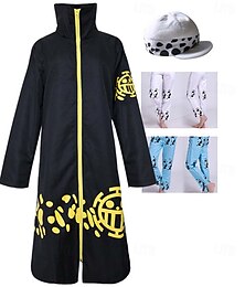billiga -Havsäventyrare Pirat Trafalgar lag Stråhattpirat Animé Byxa Cosplay-kostym Kappa Cosplay-kostymer Byxor Kappa Hatt Till Herr Vuxna