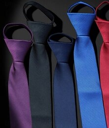 halpa -Miesten Kravaatit Klassinen Yksivärinen / yksivärinen Muodollinen iltajuhla Deitti Juhlat