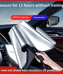 olcso -autós napellenző szélvédőre – hővédő, UV-szűrős napellenző függönnyel, belső kiegészítő kisautókhoz, szélvédőt takaró esernyő