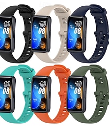 お買い得  -6/3パックスマートウォッチバンド、Huawei Band 10、Band 9、Band 8と互換性あり、スマートウォッチストラップ、調節可能なクラシッククラスプスポーツバンド、Huawei Band 10 / Huawei Band 9 / Huawei Band 8用交換用リストバンド