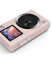 billiga -HD 5k selfie digitalkamera med dubbla skärmar och wifi-anslutning för utomhusresor, modern foto- och videoinspelningskamera