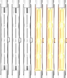 halpa -R7s 118mm T3 500w j118 himmennettävät kaksipäiset j-tyypin polttimot turvallisuuteen &maisemavalaistus 220-240v/110-120v 6 kpl
