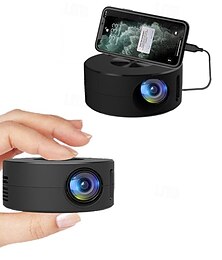 levne -YT200 LED projektor mini ruční kapesní přenosný projekce s kabelovým zrcadlením obrazovky z iOS Android chytrých telefonů pro děti klasické filmy retro filmy
