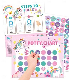 levne -Samolepky na nočník, nočník, čůrání na toaletě, odhalení, samolepky, tabulka, opakovaně použitelné, samolepky na čůrání, měnící barvu sedátka na toaletě, terče pro chlapce a dívky, dětské tréninkové použití