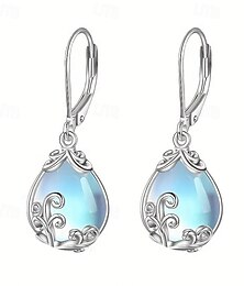 abordables -1 Paire Boucles d'oreilles pendantes For Femmes Rue Date Plage Alliage Poire