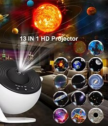 billiga -13 i 1 stjärnprojektor planetarium galaxprojektor för sovrum auroraprojektor nattlampa projektor för barn vuxna