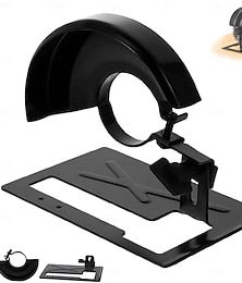 abordables -Kit de protection pour support de coupe pour meuleuse d'angle - Kit de protection de coupe réglable, support de meuleuse d'angle et capot de protection pour meuleuse d'angle 100-125 mm