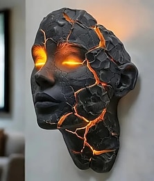levne -Moderní nástěnná lampa Shattered Soul, 3D iluzní LED nástěnná lampa s efektem rozbitého skla, vhodná do ložnic, obývacích pokojů, barů, kaváren - energeticky úsporná a snadno instalovatelná.