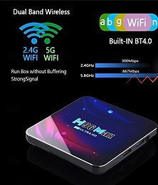 abordables -Decodificador de TV inteligente H96 Max RK3318 con Android 11, 4 GB, 64 GB, 32 GB, 4K, YouTube, wifi, reproductor multimedia Bluetooth, H96 Max TVbox con Android 10, 2 GB, 16 GB