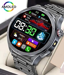 levne -iMosi ET472 Chytré hodinky 1.53 inch Inteligentní hodinky Bluetooth EKG + PPG Krokoměr Záznamník hovorů Kompatibilní s Android iOS Dámské Muži Hands free hovory Voděodolné Média kontrola IP68 46mm