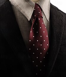 abordables -Homme Cravates Mode Classique Moderne Contemporain Paisley À Motifs Fête de mariage Tenue quotidienne