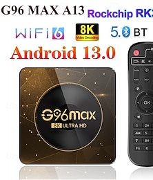 billiga -g96 max a13 smart tv-box android 13 rockchip rk3528 8k 2.4g/5g wifi bt5.0 mediaspelare 2gb 4gb 32gb 64gb rom youtube set top box