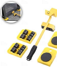 abordables -Élévateur de meubles robuste avec 4 roulettes coulissantes pour appareils électroménagers, outils de déplacement pour canapé, réfrigérateur, armoire, jusqu'à 150 kg/330 lb, réaménage et réorganise