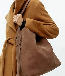 abordables -Sac fourre-tout en daim pour femme - Sac à main hobo décontracté vintage de grande capacité de style bohème, idéal pour le travail quotidien, les voyages et le shopping
