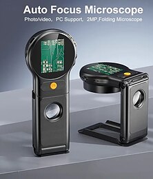 levne -Přenosný ruční digitální mikroskop s automatickým ostřením, zvětšením 500x-1000x, duální baterií a napájením z USB, přenosný multifunkční inspekční nástroj